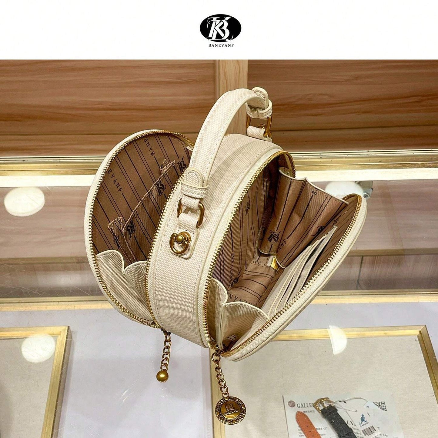 Banevanf Bag Woman High Quality Design 8512 Beige
