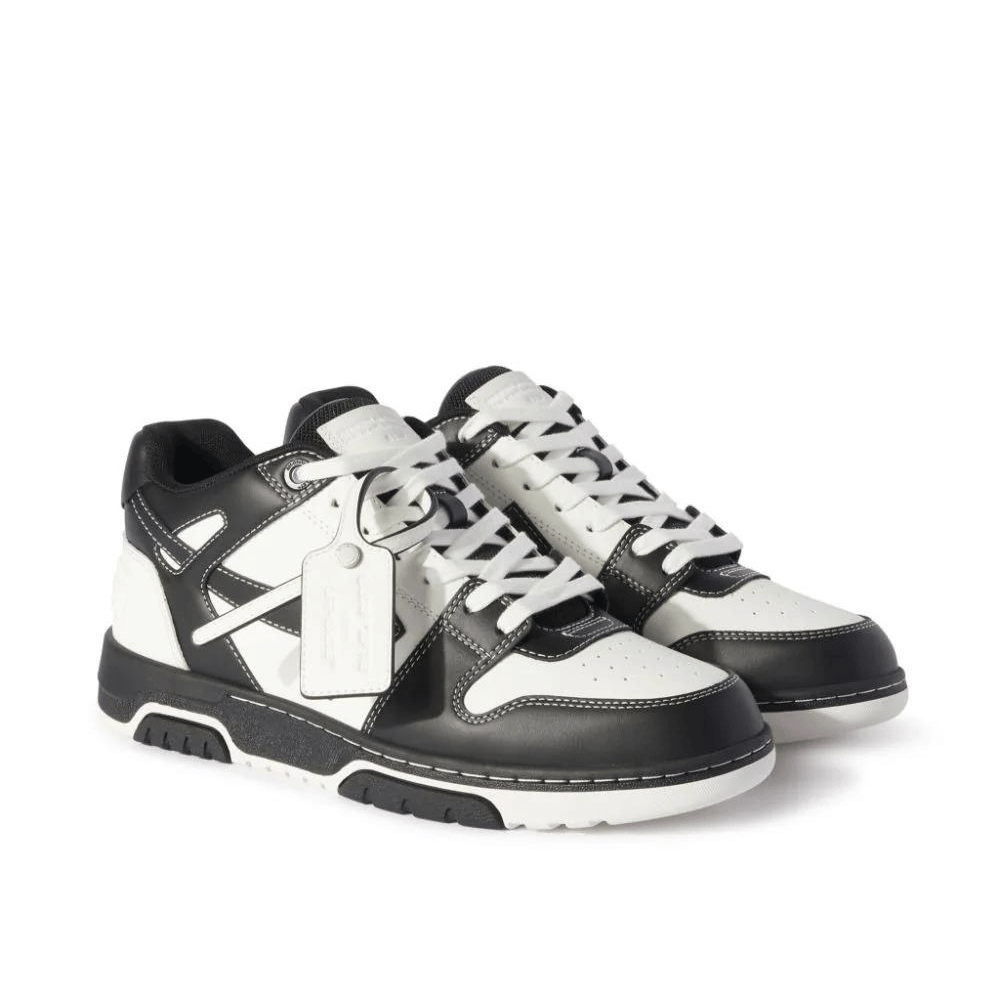 Off-White Logic Out Of Office Lace-Up Sneakers 189S25-M Black
