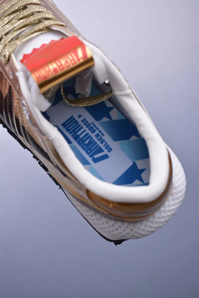 Golden Goose X Sunmi Marathon Panelled Sneakers Woman G6462 Gold