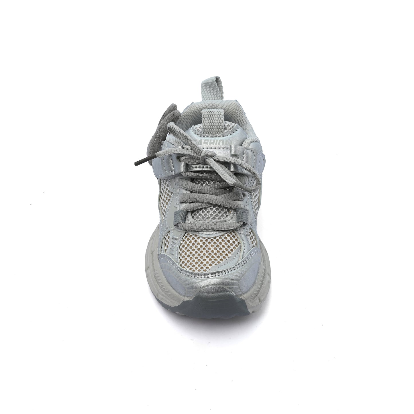 Sneakers Kids Running Comfortable Non Slip Durable Lightweight 28C-25 Silver