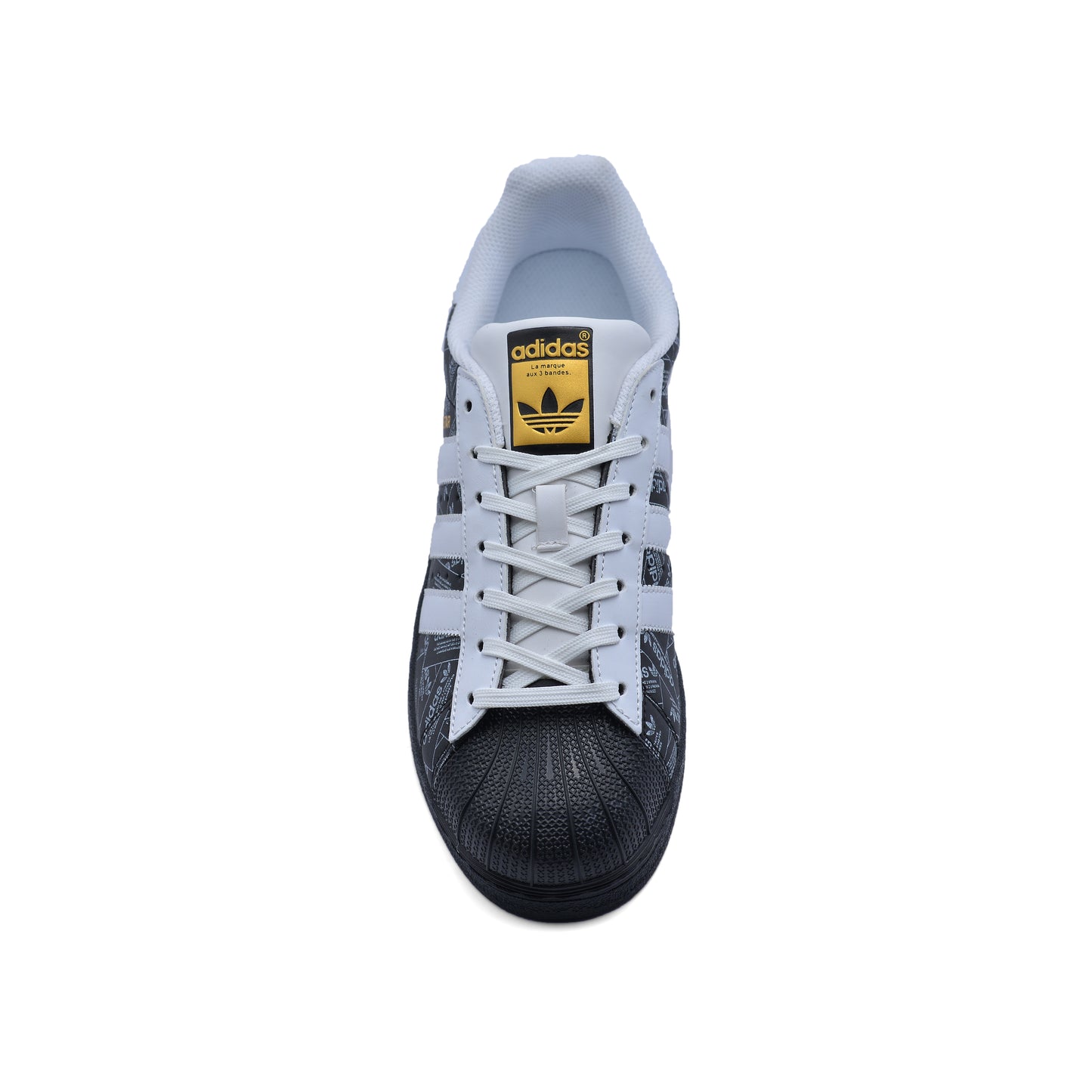 حذاء أديداس سوبر ستار للرجال FV2820 باللون الأسود