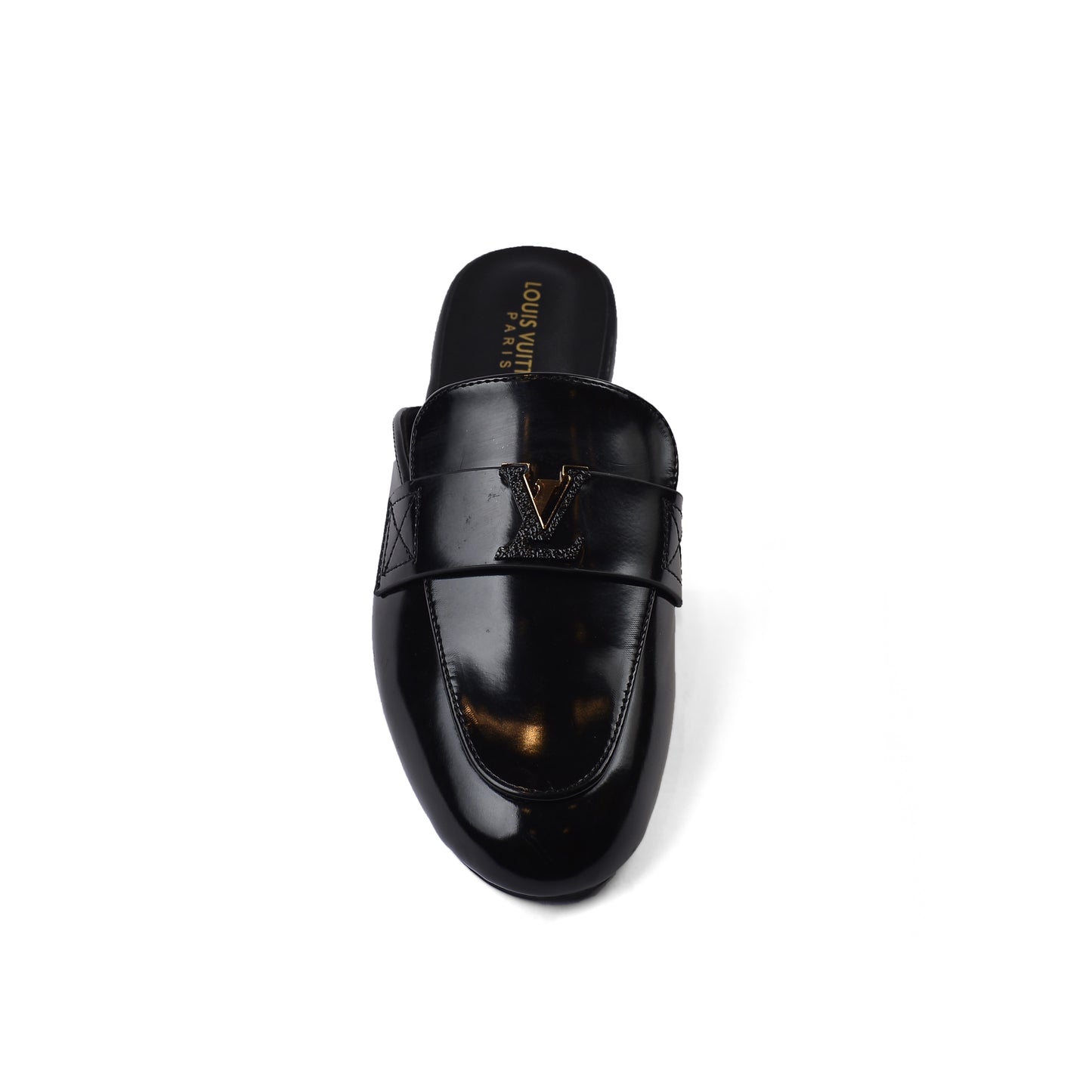 Louis Vuitton Mare Open Back Loafer - Luxury Woman TN-155 Black