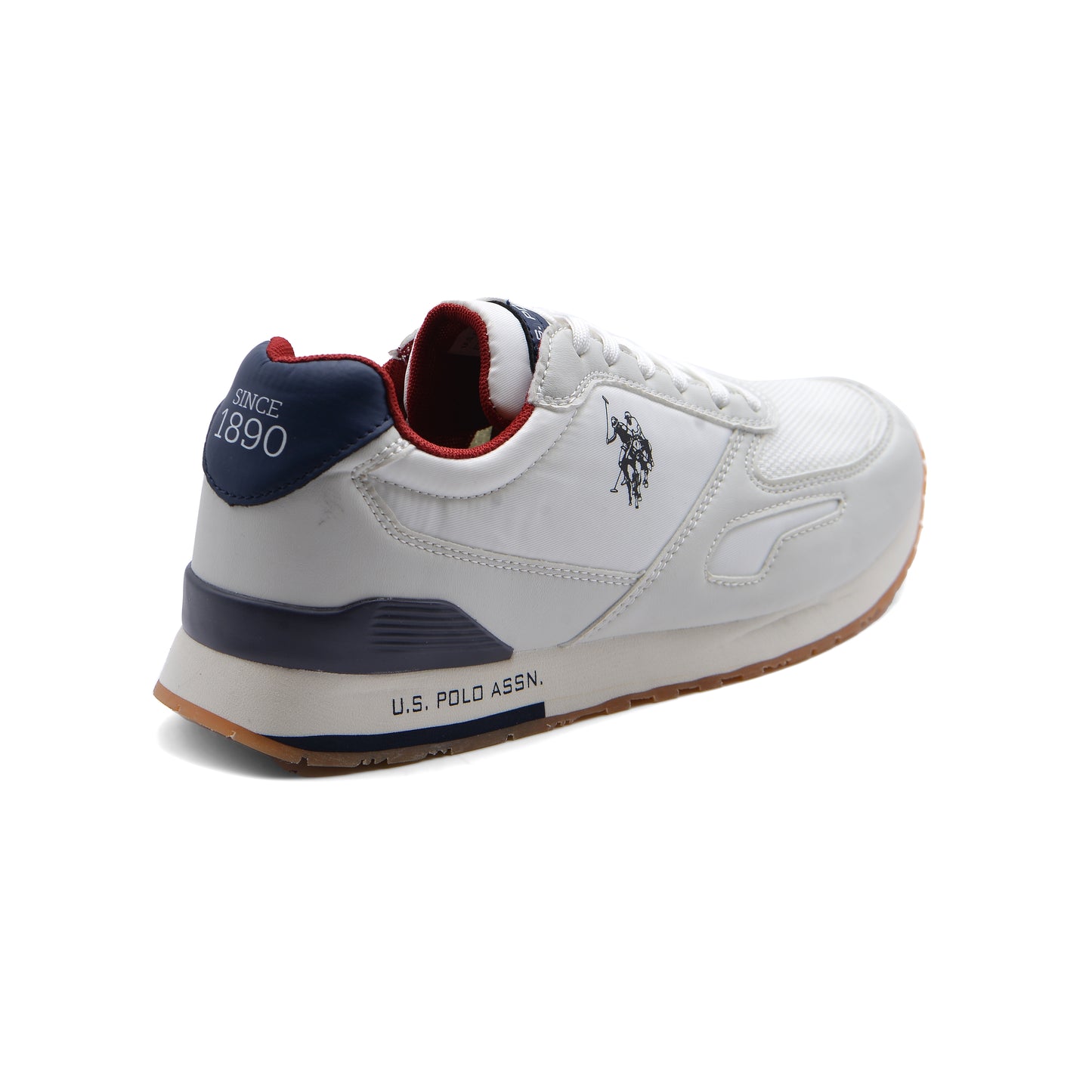 U.S. Polo Assn Original Laced Sportsman Tabry Sneakers Man Polo 1890 White