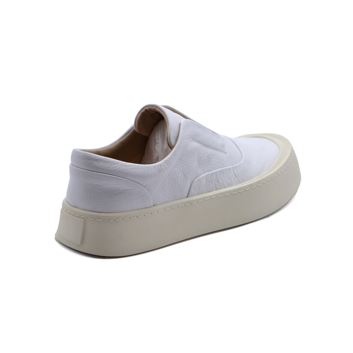 British Style Yuppie Platform Sneakers Men M7513 White