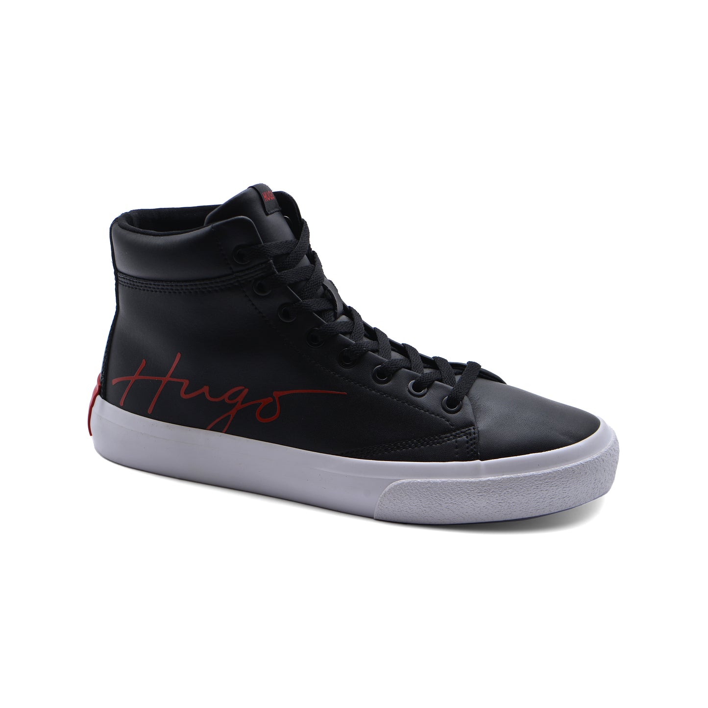 HUGO BOSS DyerH Signature High-Top Trainers Sneakers Man 50518346 Black