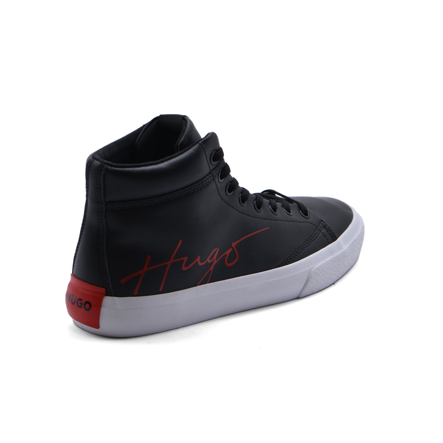 HUGO BOSS DyerH Signature High-Top Trainers Sneakers Man 50518346 Black