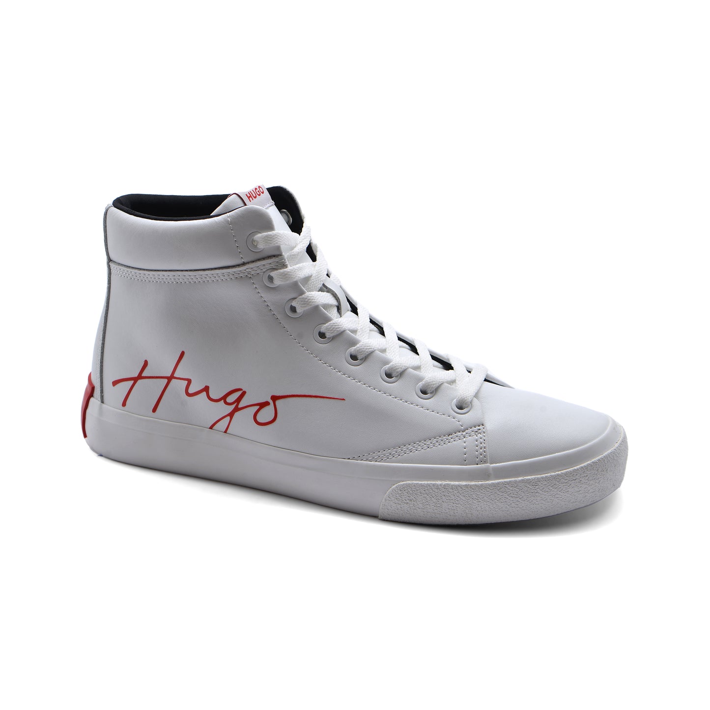HUGO BOSS DyerH Signature High-Top Trainers Sneakers Man 50518346 White
