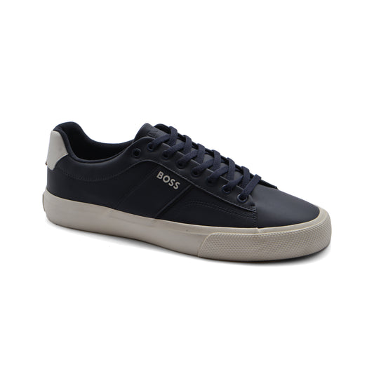 HUGO BOSS Original Aiden TENN LTB Trainers Sneakers Men 50522833 Navy
