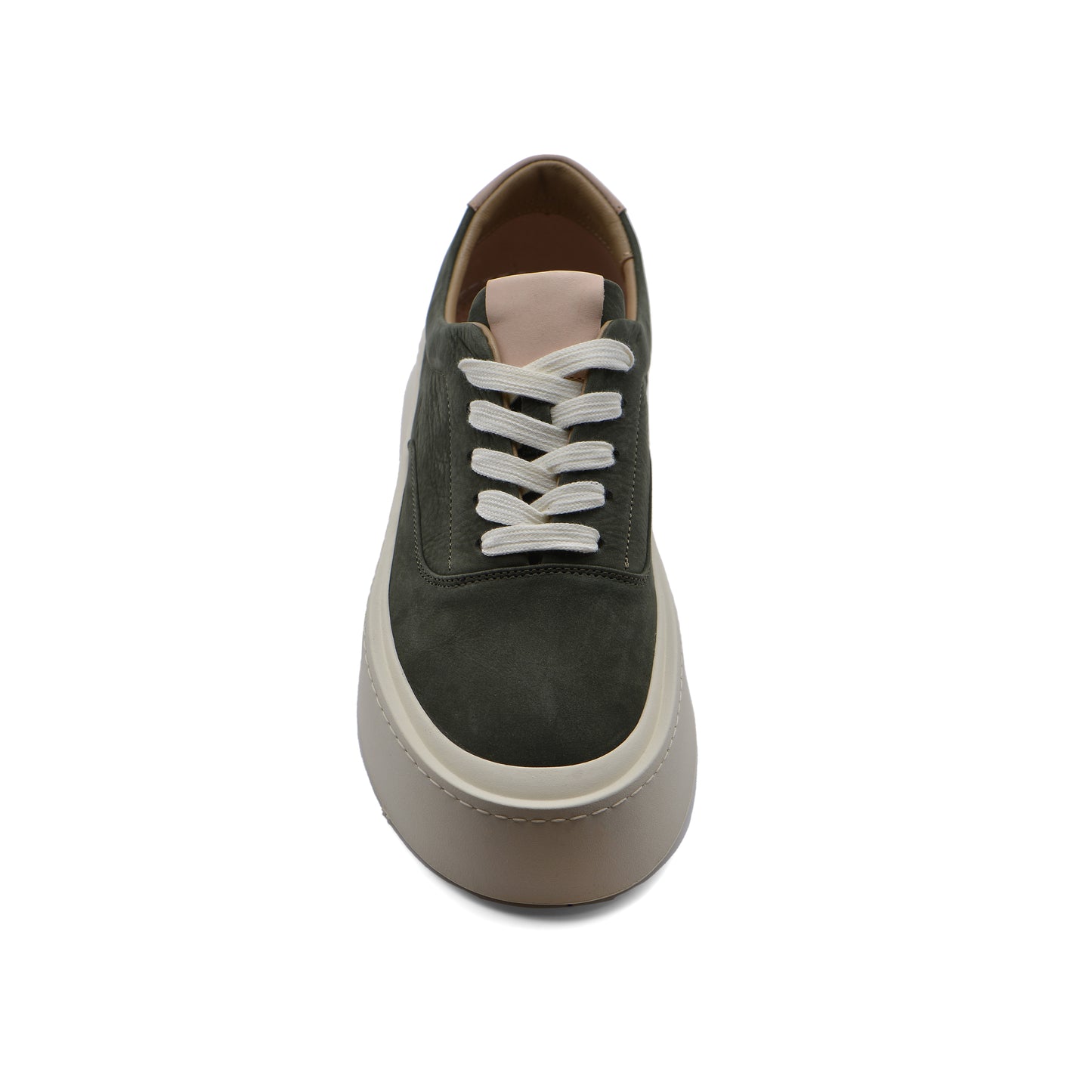 British Style Yuppie Platform Sneakers Men F7512 Green