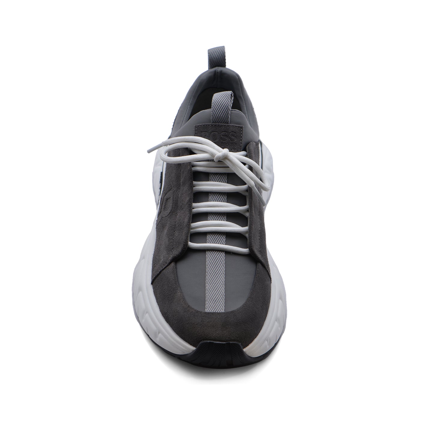 Hugo Boss suede Italian Sneakers Man 9009-1 Gray