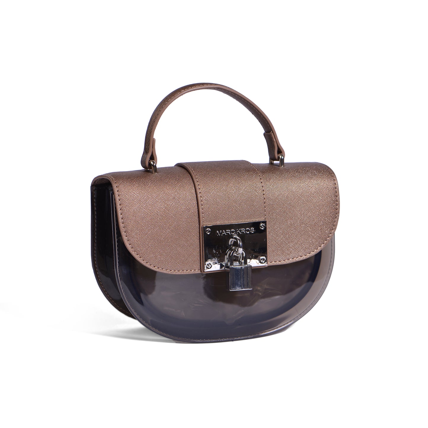 Bags Retro Style Jelly Bags PVC Jiaozi Bao Leisure Versatile Crossbody B-199672-3 Champagne