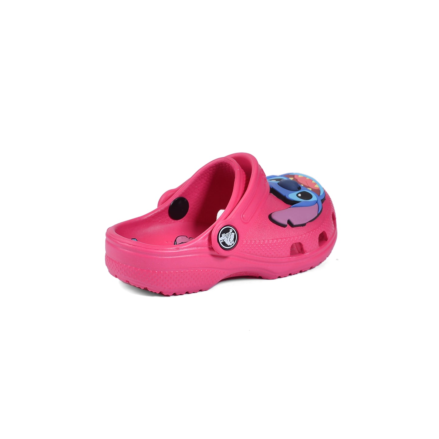 Crocs Stitch Kids Slippers Cartoon Waterproof Slippers Light Sneakers 204536 Stitch Fuchsia