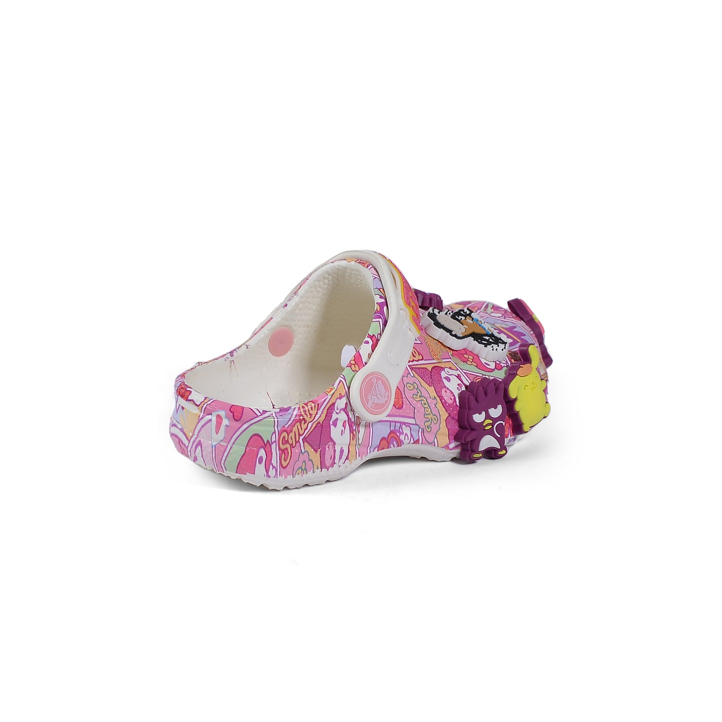 Crocs Kitty Kids Slippers Cartoon Waterproof Slippers Light Sneakers 208103 White