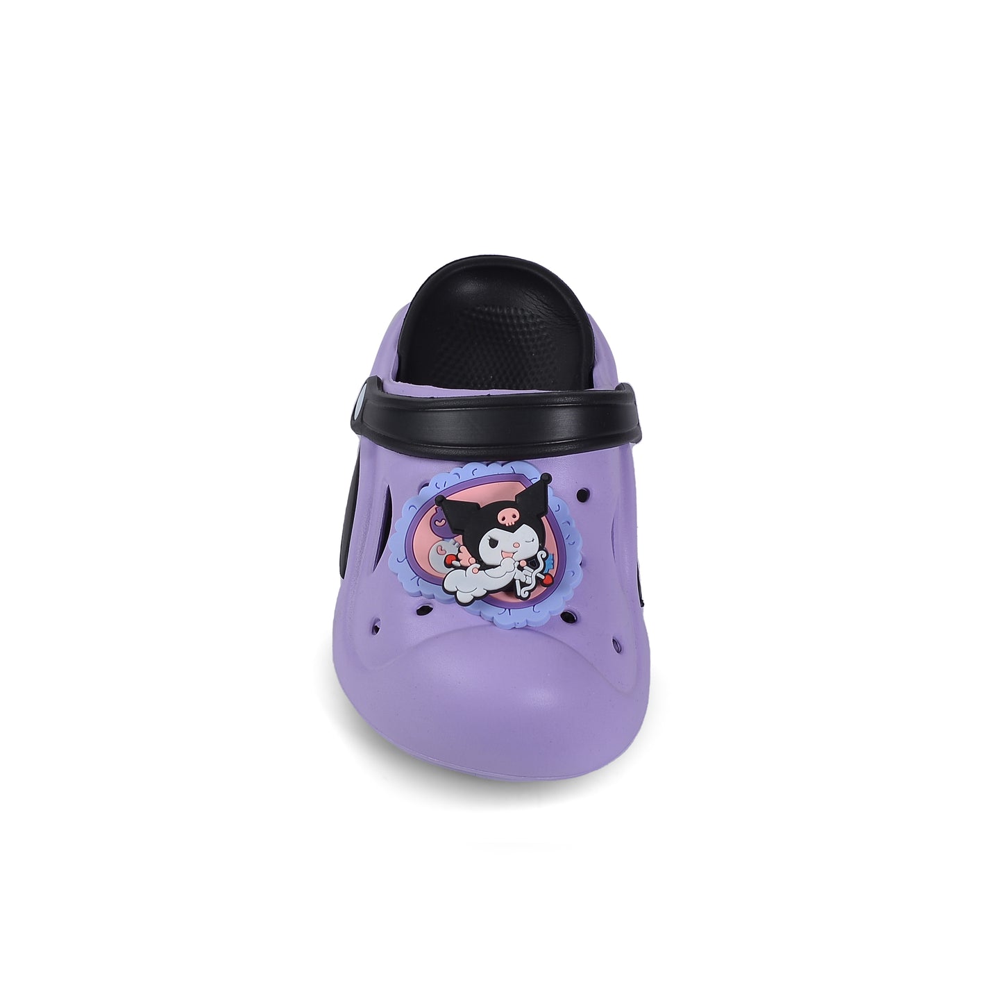 Crocs Kids Kuromi Sanrio Waterproof Slippers Light Sneakers 012-109 Purple
