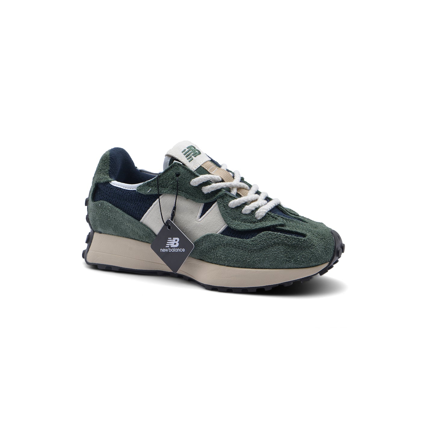 New Balance 327 Shoes Mens 8 Retro Sneaker Lace Up Low U327Mga Olive