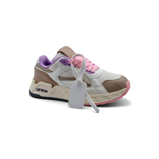 Off-White Kick Off Low-Top Sneakers Woman 224468-13 White&Purple