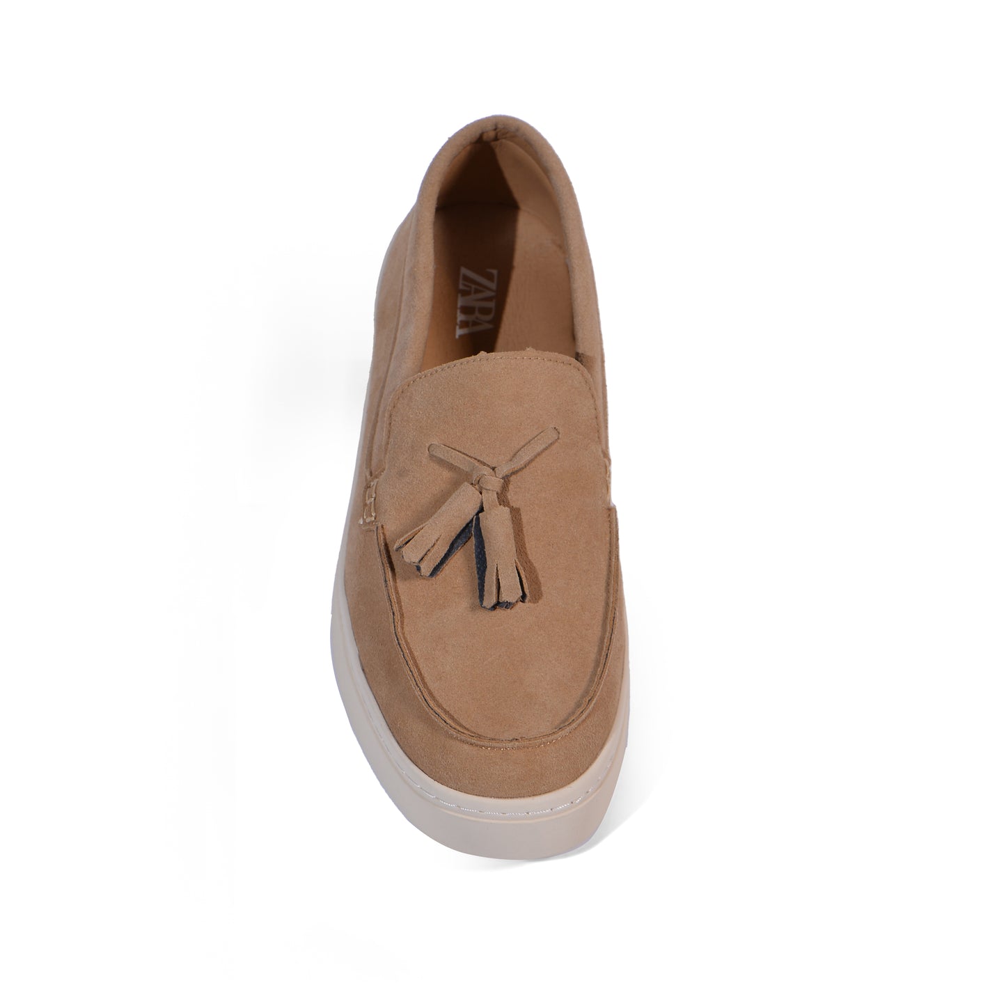 Zara Leather Moccasin With Tassels Sneakers Man 2206/120/802 Havan