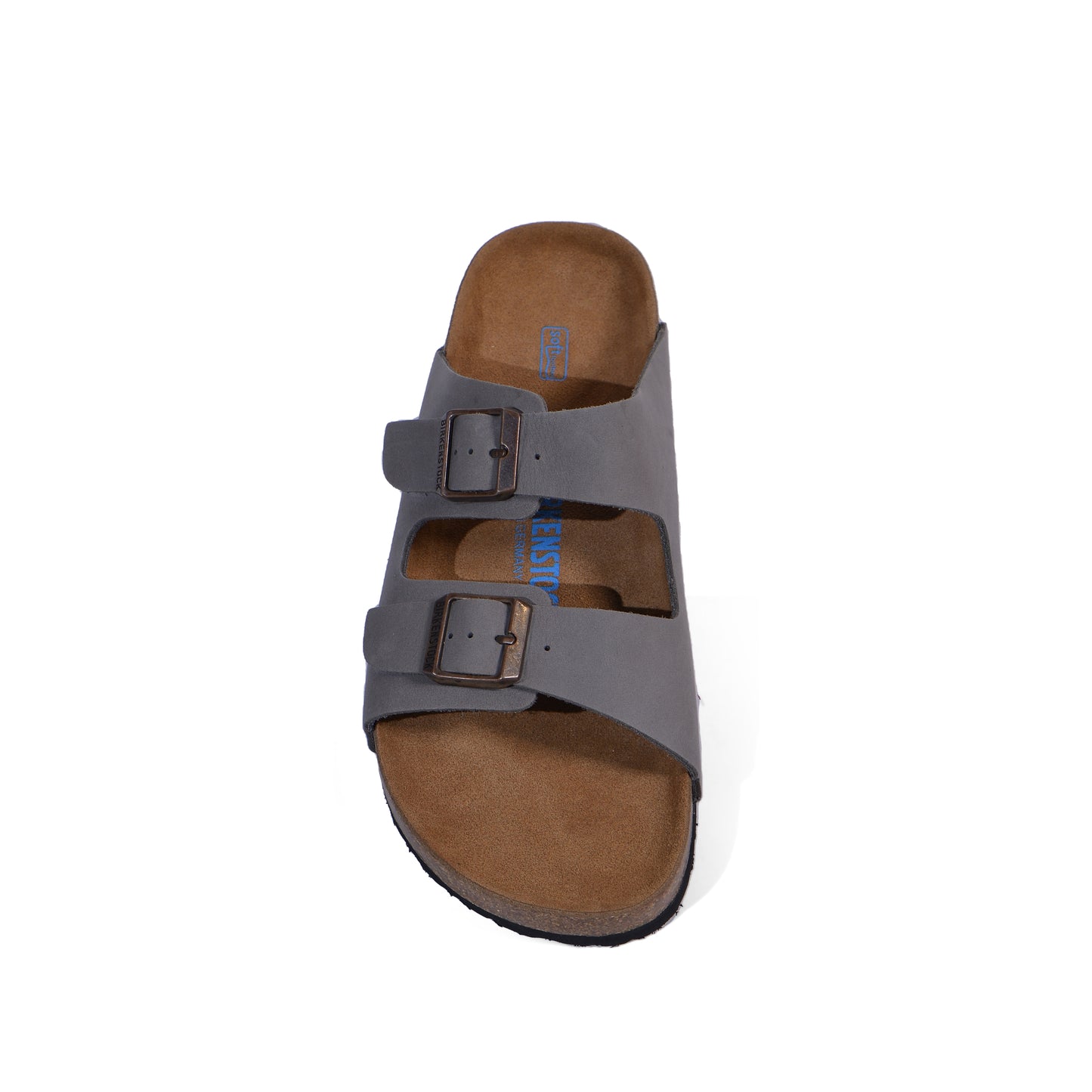 BIRKENSTOCK Arizona Soft Footbed Suede Leather Man 0129423 Gray