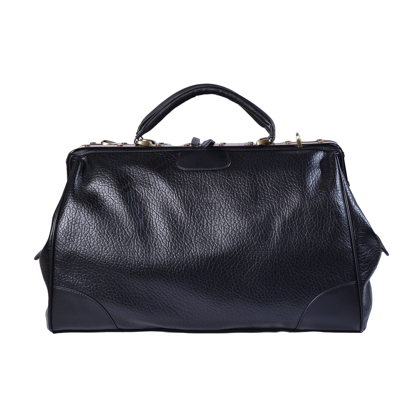 Balikadan plaque Leather Holdall Bag 2785 Black