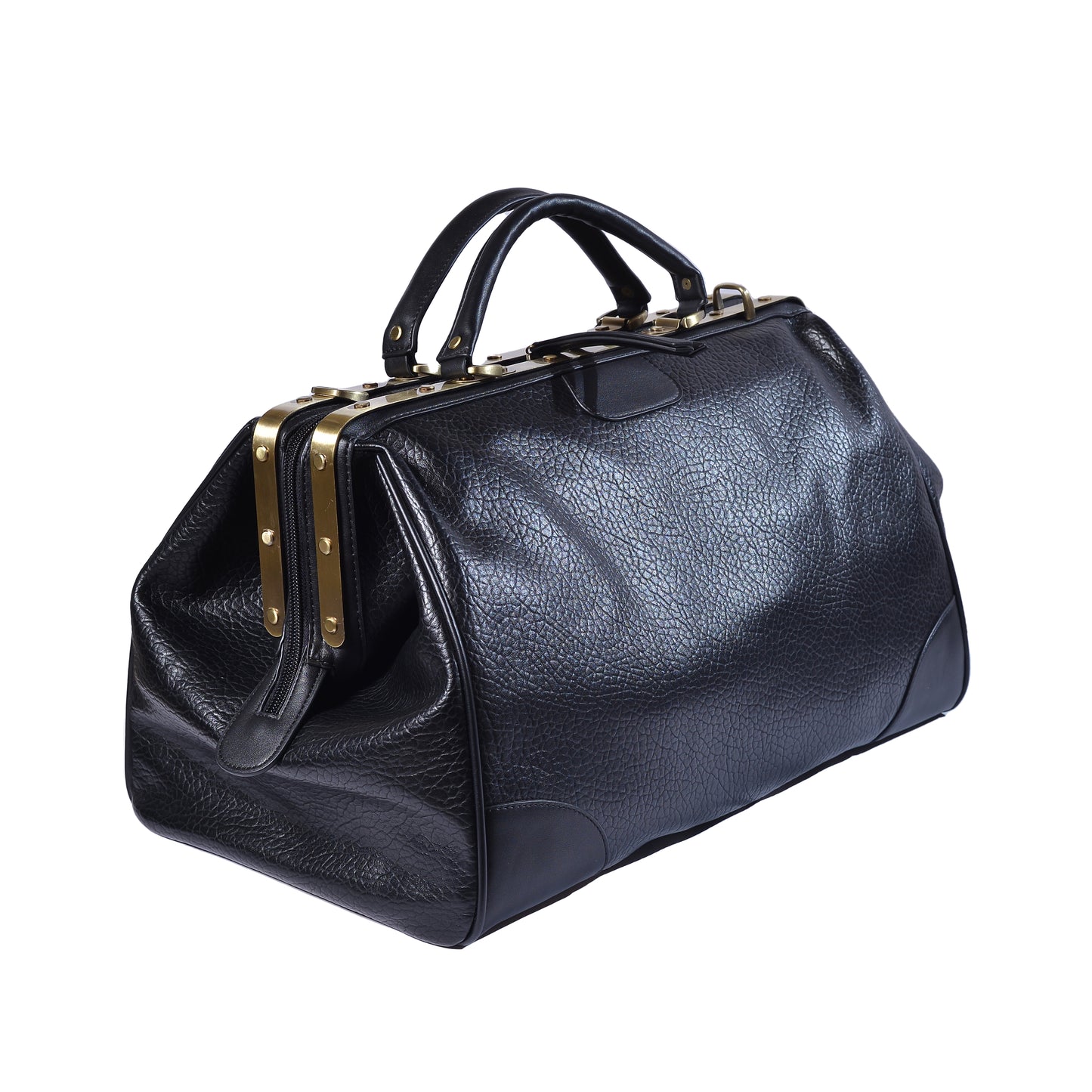 Balikadan plaque Leather Holdall Bag 2785 Black
