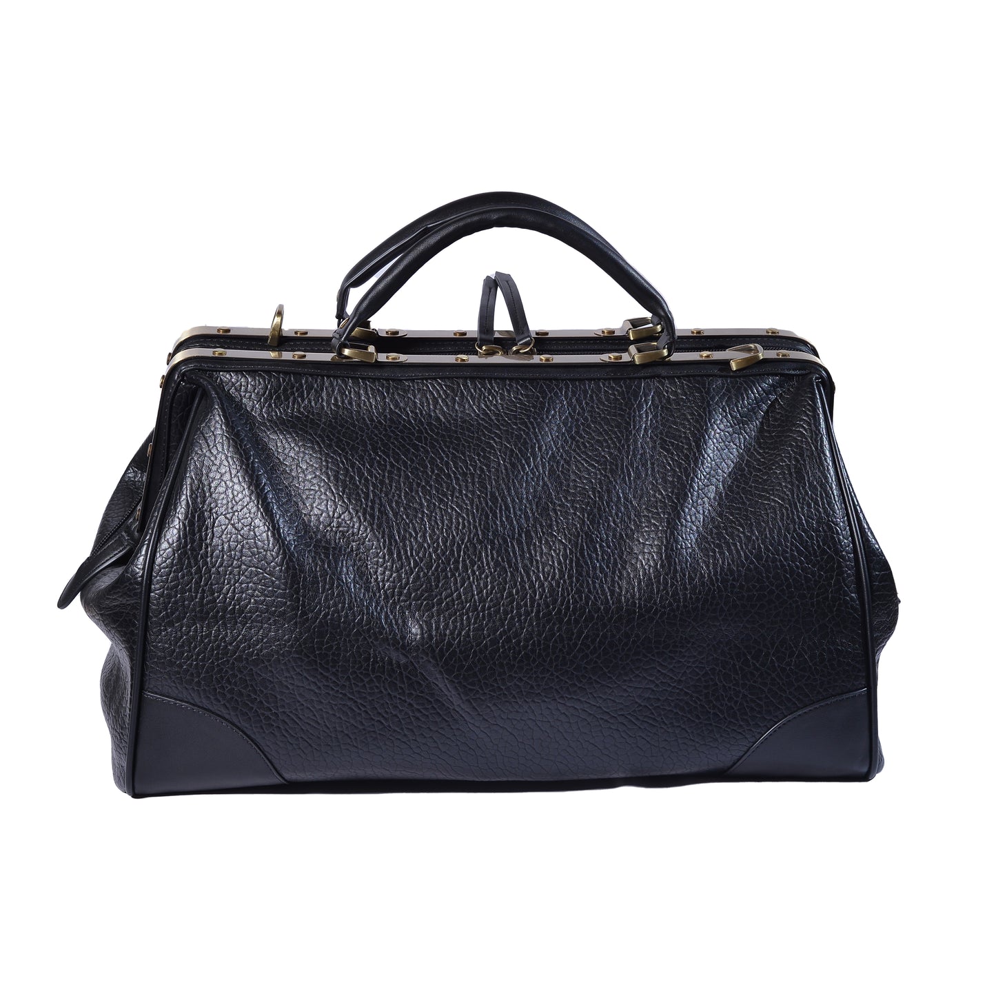 Balikadan plaque Leather Holdall Bag 2785 Black