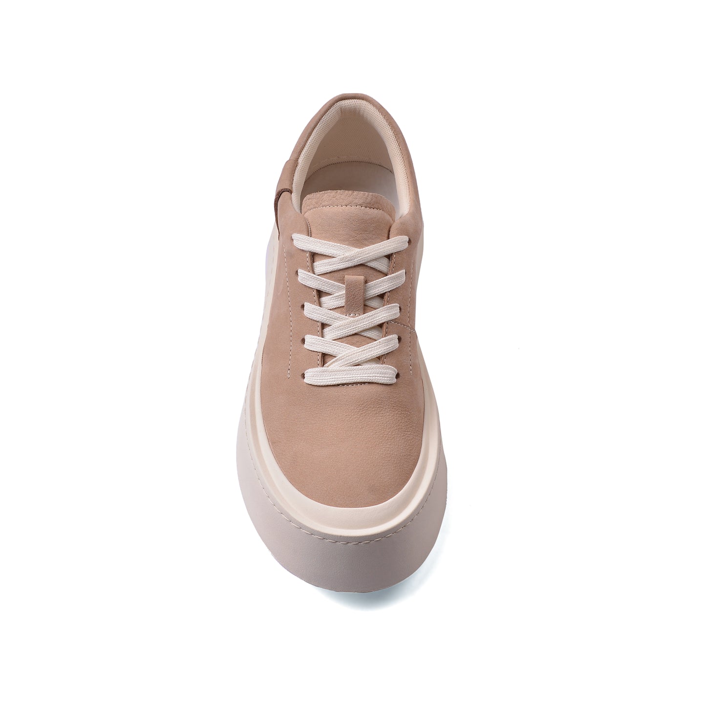 British Style Yuppie Platform Sneakers Men M9101 Beige
