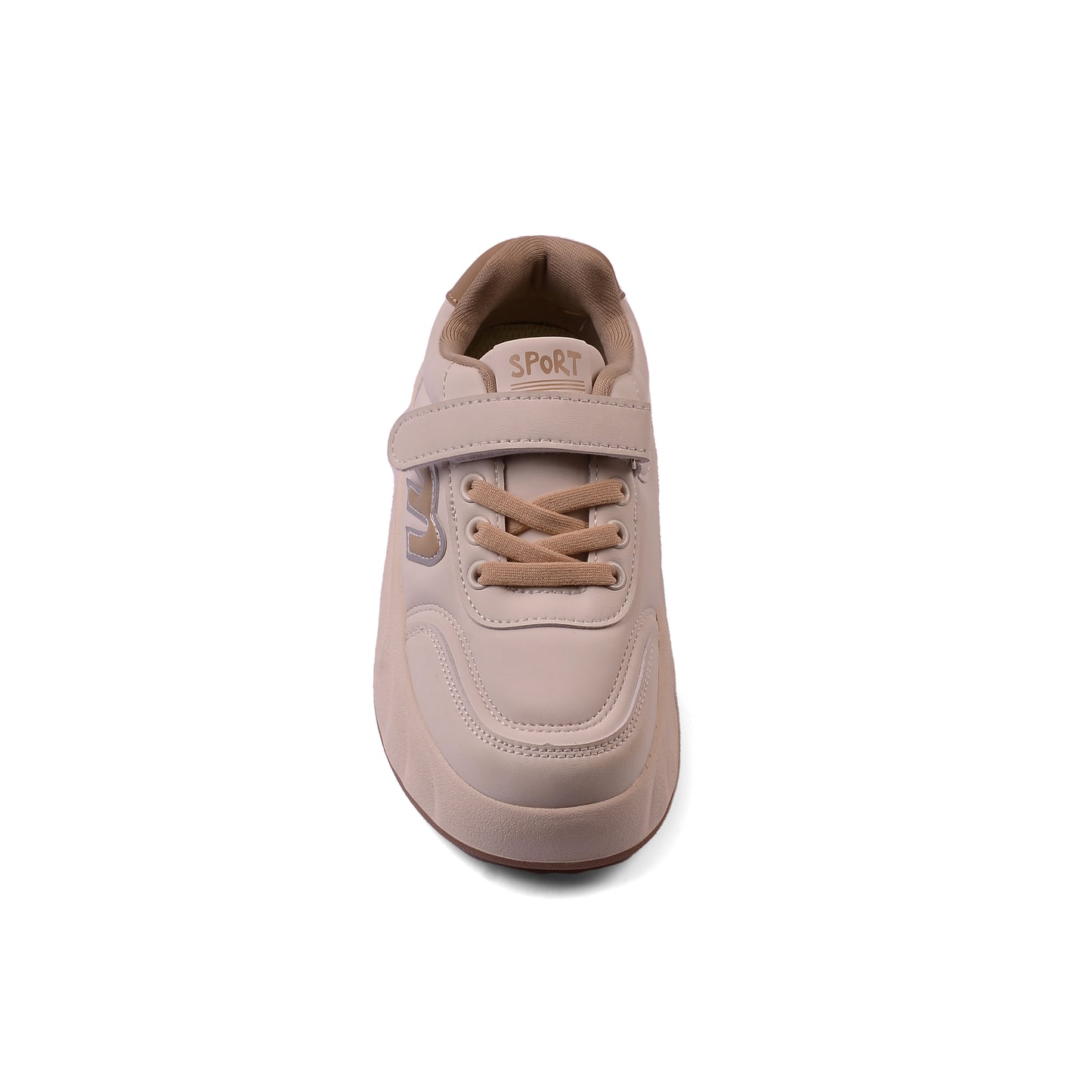 Sneakers Kids Running Comfortable Non Slip Durable lightweight 2537-S-B White&Beige