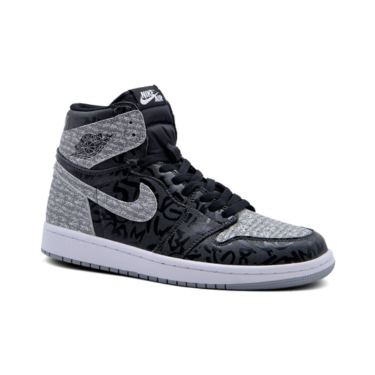 Air Jordan 1 Retro High OG Rebellionaire – Footcourt Man 555088 Black