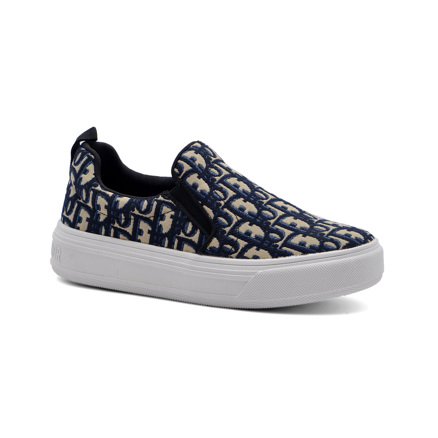 CHRISTIAN DIOR Woman Slip On Sneakers JEN-668 Navy