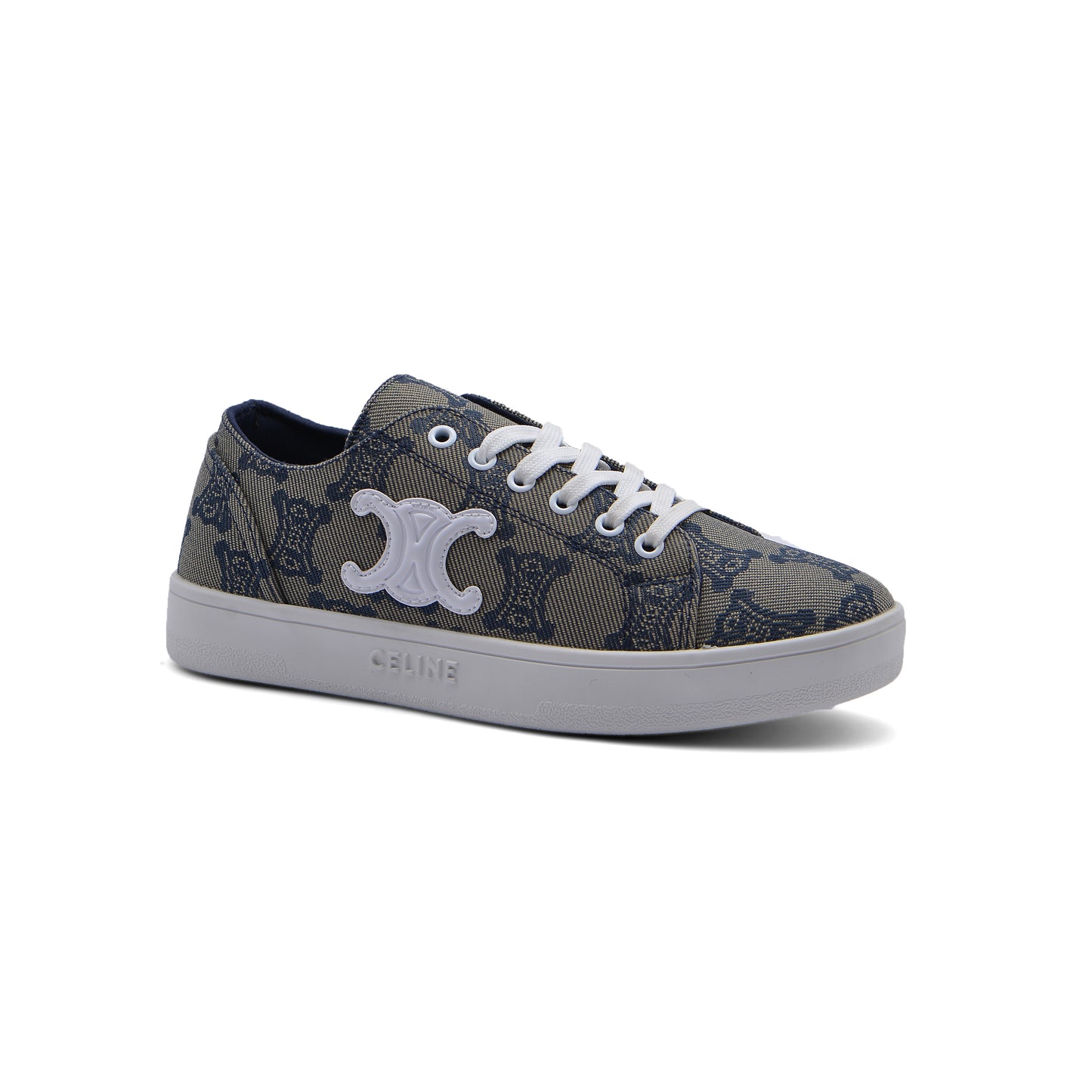 CELINE Triomphe Shoes Woman Low JEN-669 Navy
