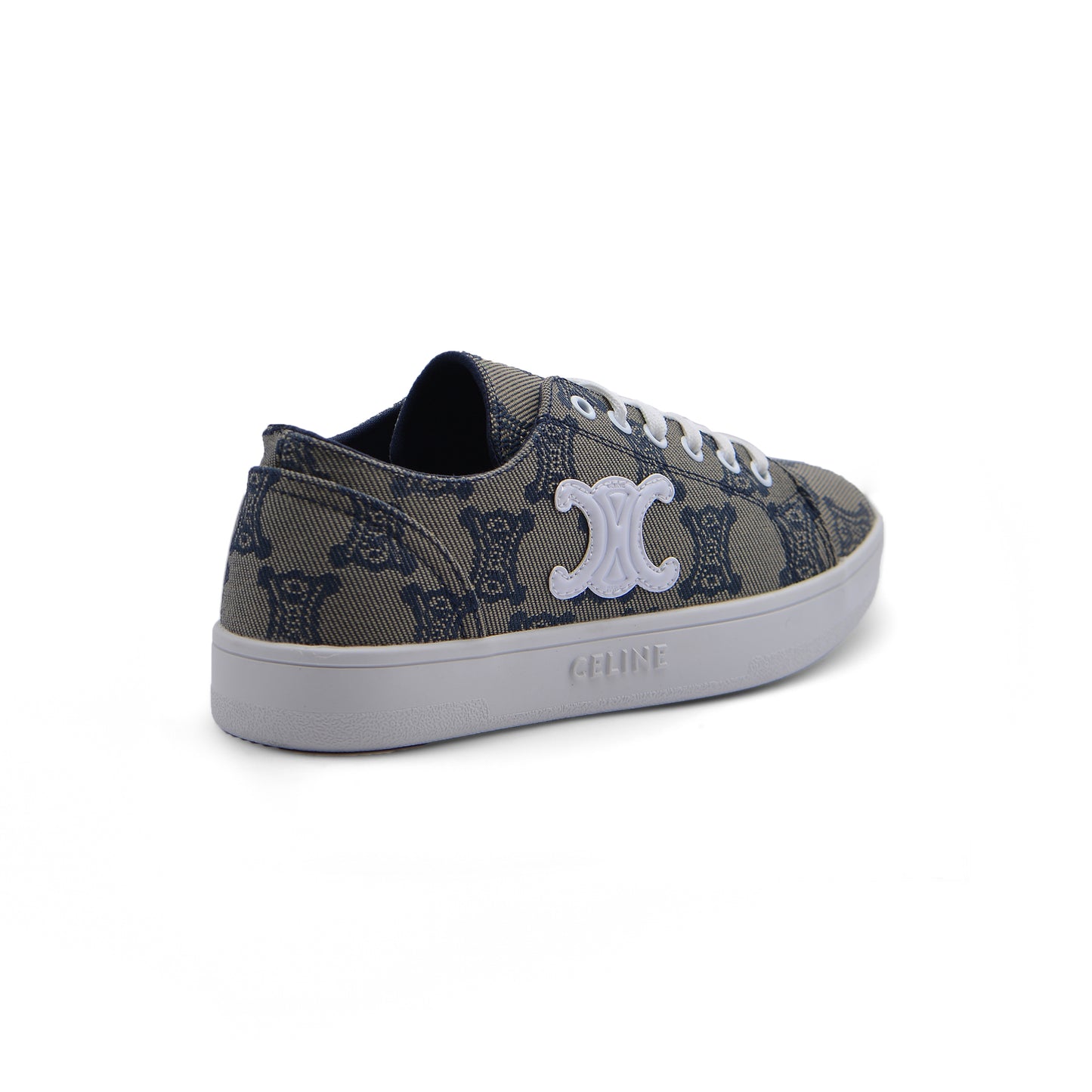 CELINE Triomphe Shoes Woman Low JEN-669 Navy