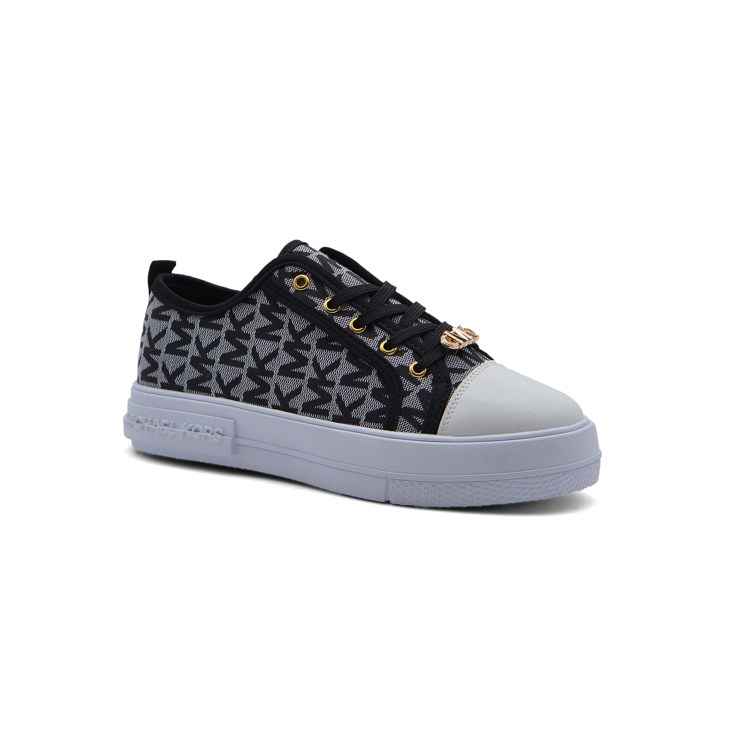 Michael Kors Evy Canvas Sneakers Woman JEN-660 Black