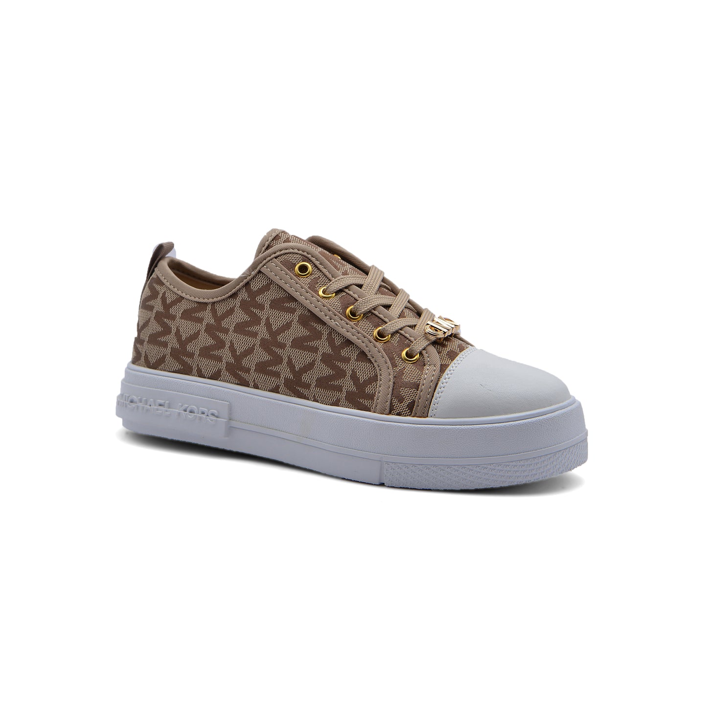 Michael Kors Evy Canvas Sneakers Woman JEN-660 Beige