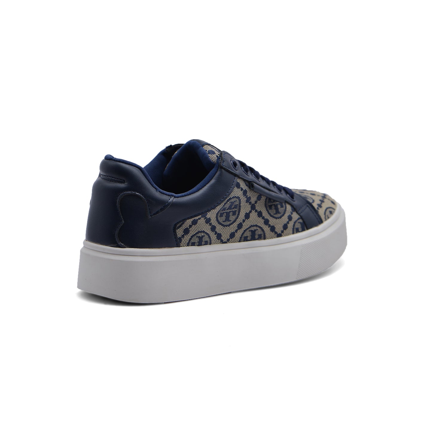 Tory Burch T Monogram Ladybug Court Lace-up Sneakers Woman JEN-665 Navy