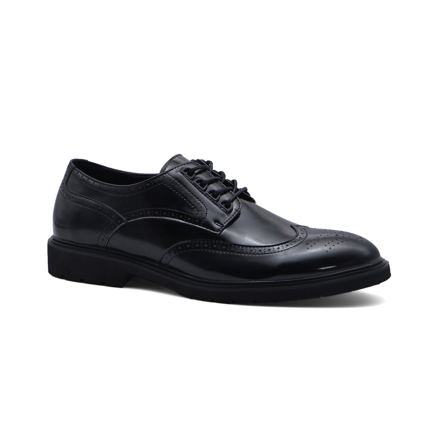 Oxford Lace-Up Shoes Lather Shoes for Formal Work Shoes A6720 Black