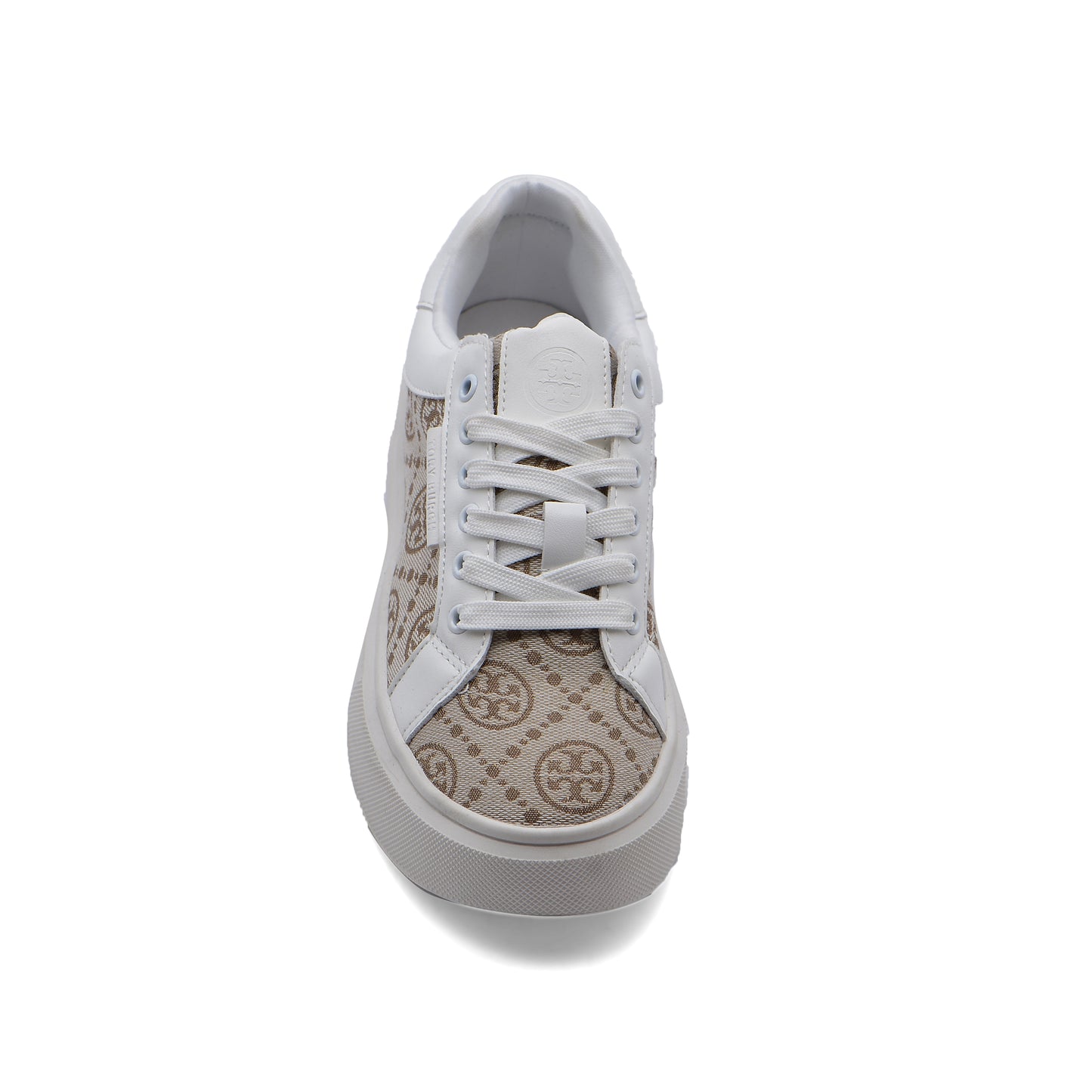 Tory Burch T Monogram Ladybug Court Lace-up Sneakers Woman JEN-665 White