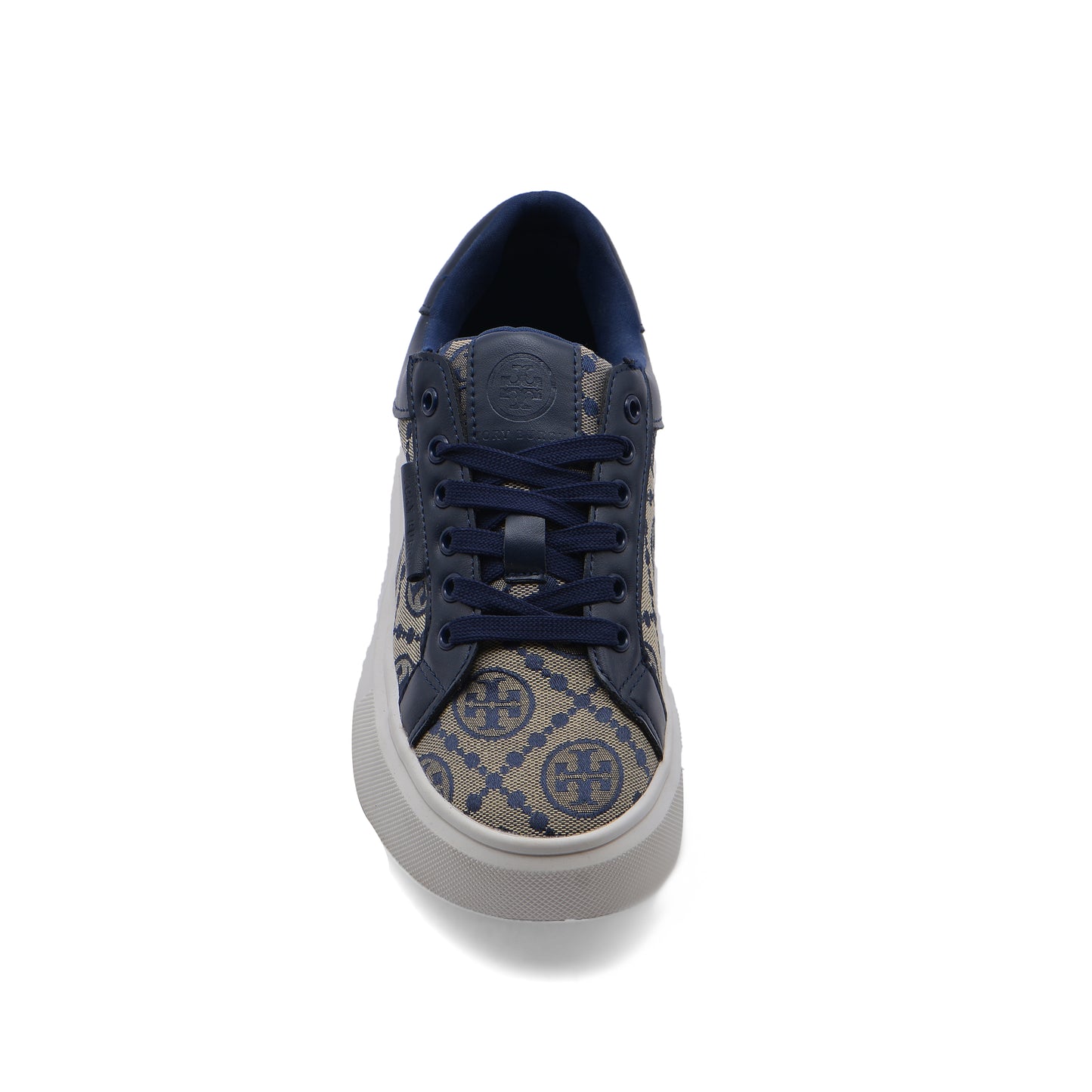 Tory Burch T Monogram Ladybug Court Lace-up Sneakers Woman JEN-665 Navy