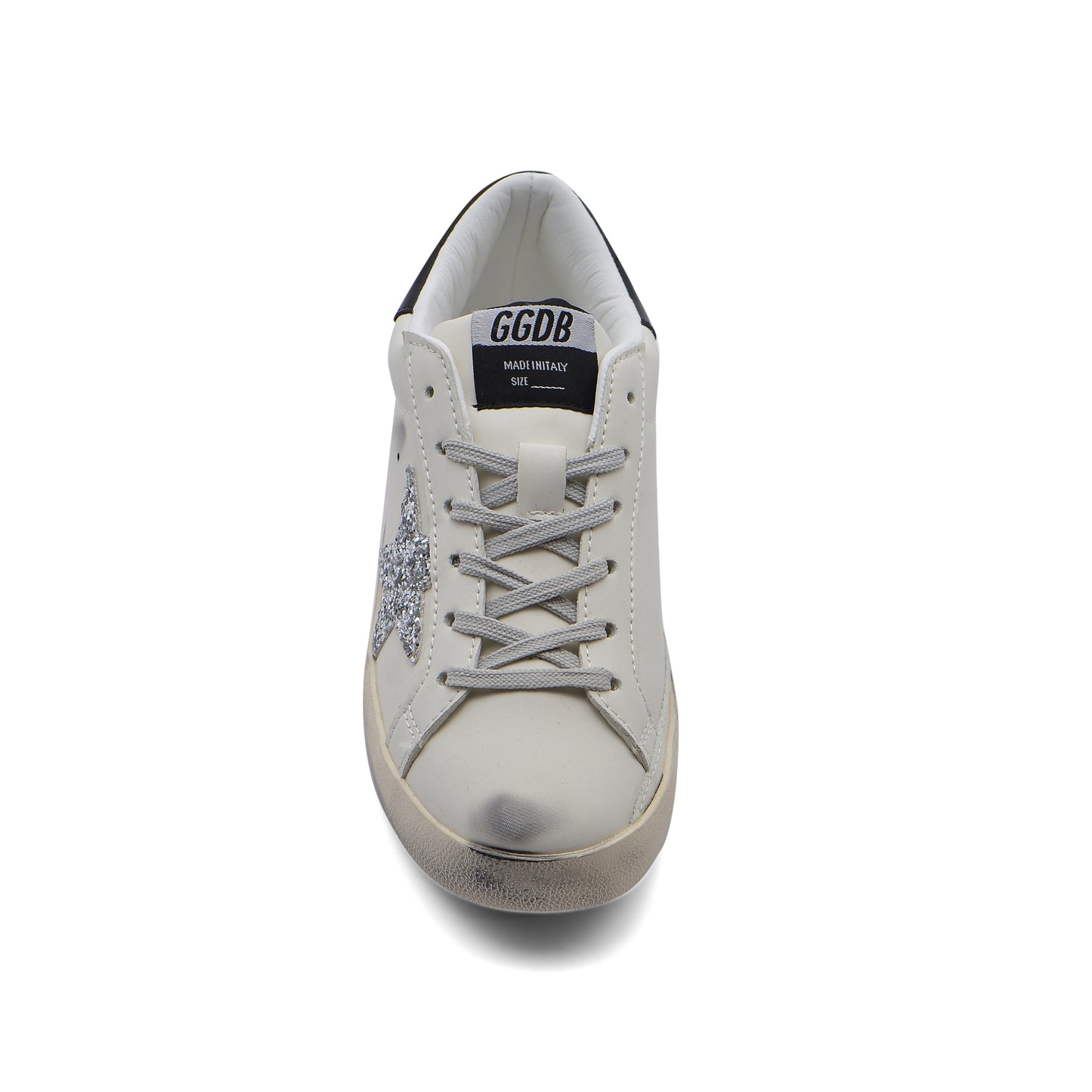 Golden Goose with glitter star Sneakers Woman JEN-686 White&Black