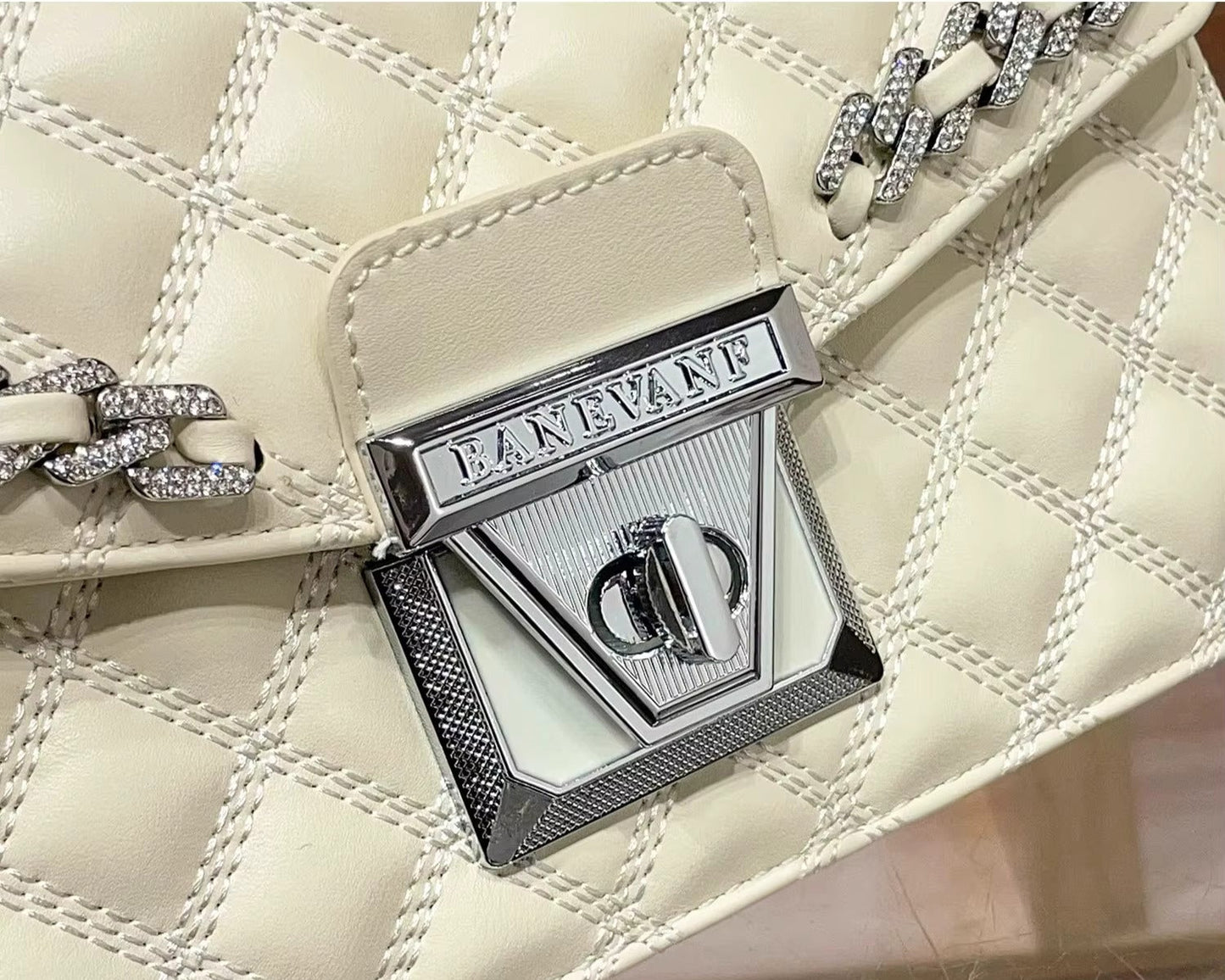 Banevanf Bag Woman High Quality Design 8767-1 Off-White
