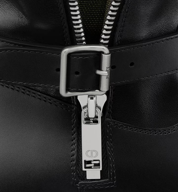 CHRISTIAN DIOR High Quality Design Tan Classic Boots with Detail TN-173 Black&Beige