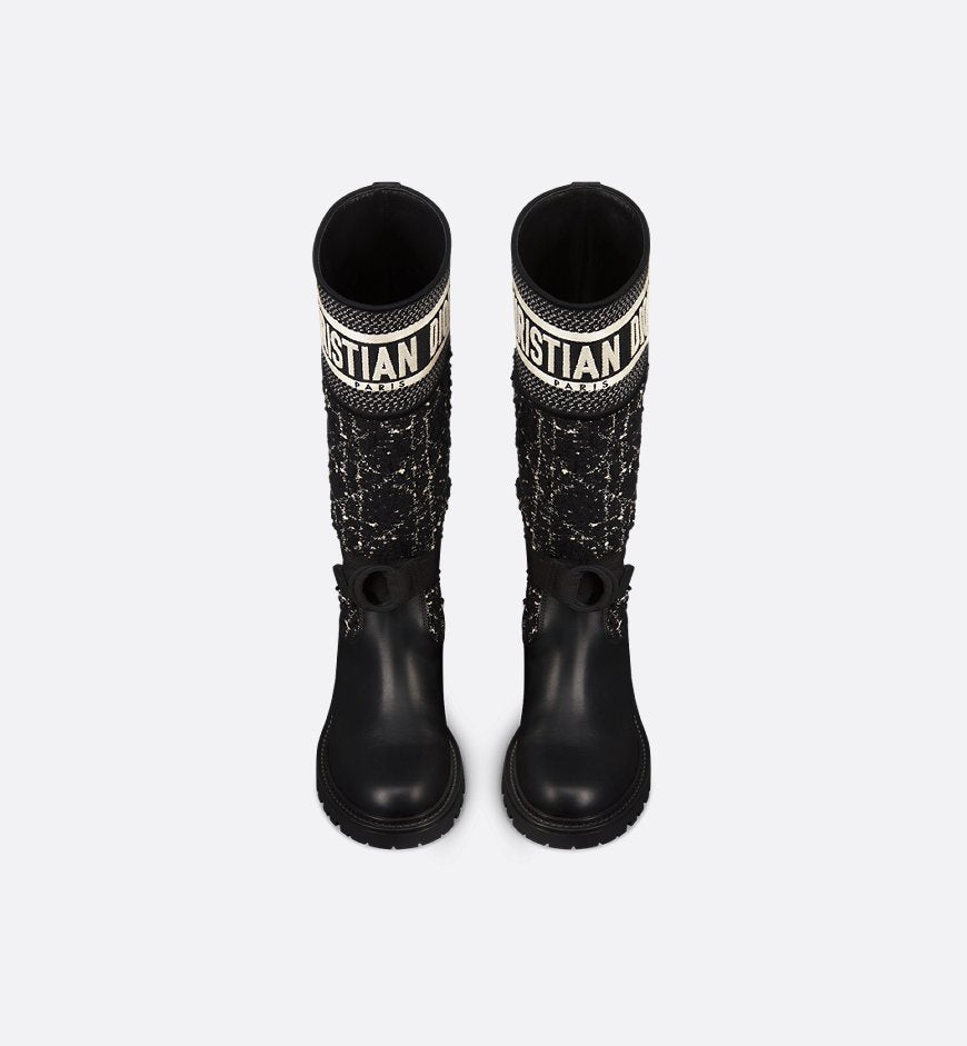 حذاء بوت نسائي Dior-Major Premium Quality KCK222 باللون الأسود