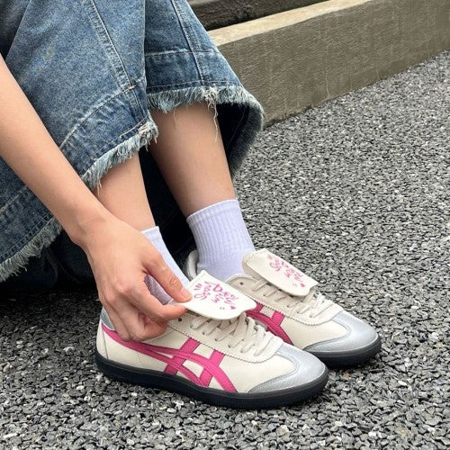 Onitsuka Tiger Asics Sneakers Woman 1183C095 Beige & Fushia