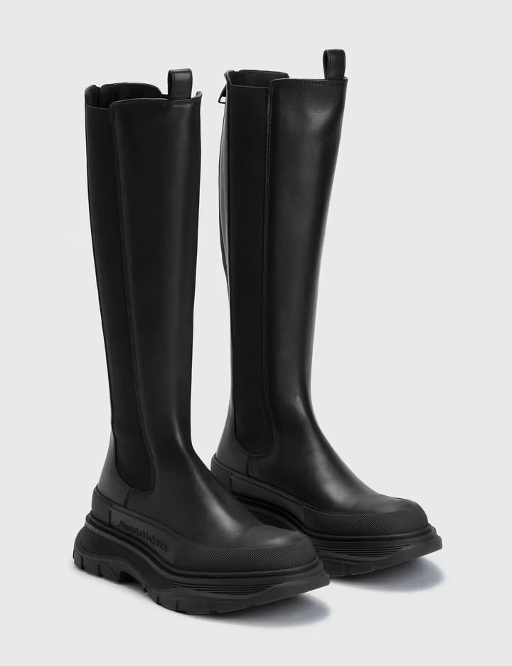 Alexander McQueen Premium Quality Boot Woman 666410 Black