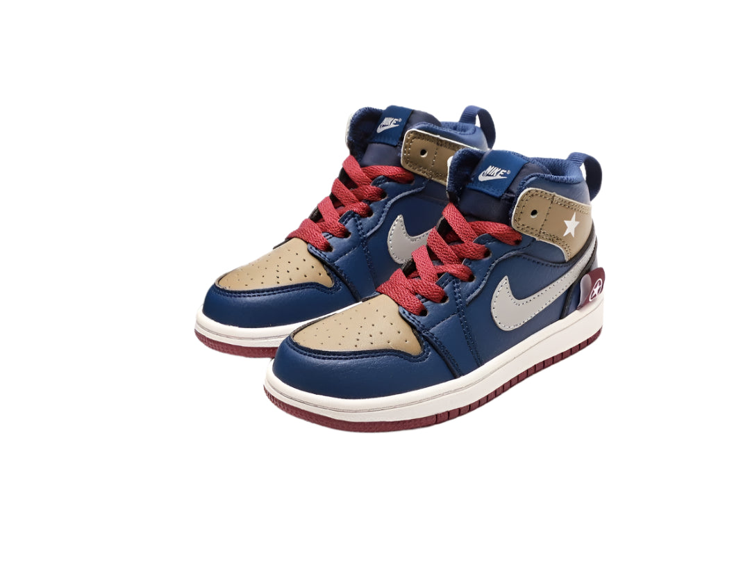 Nike Air Jordan AJ 1 Sneakers Kids BV1300 Blue