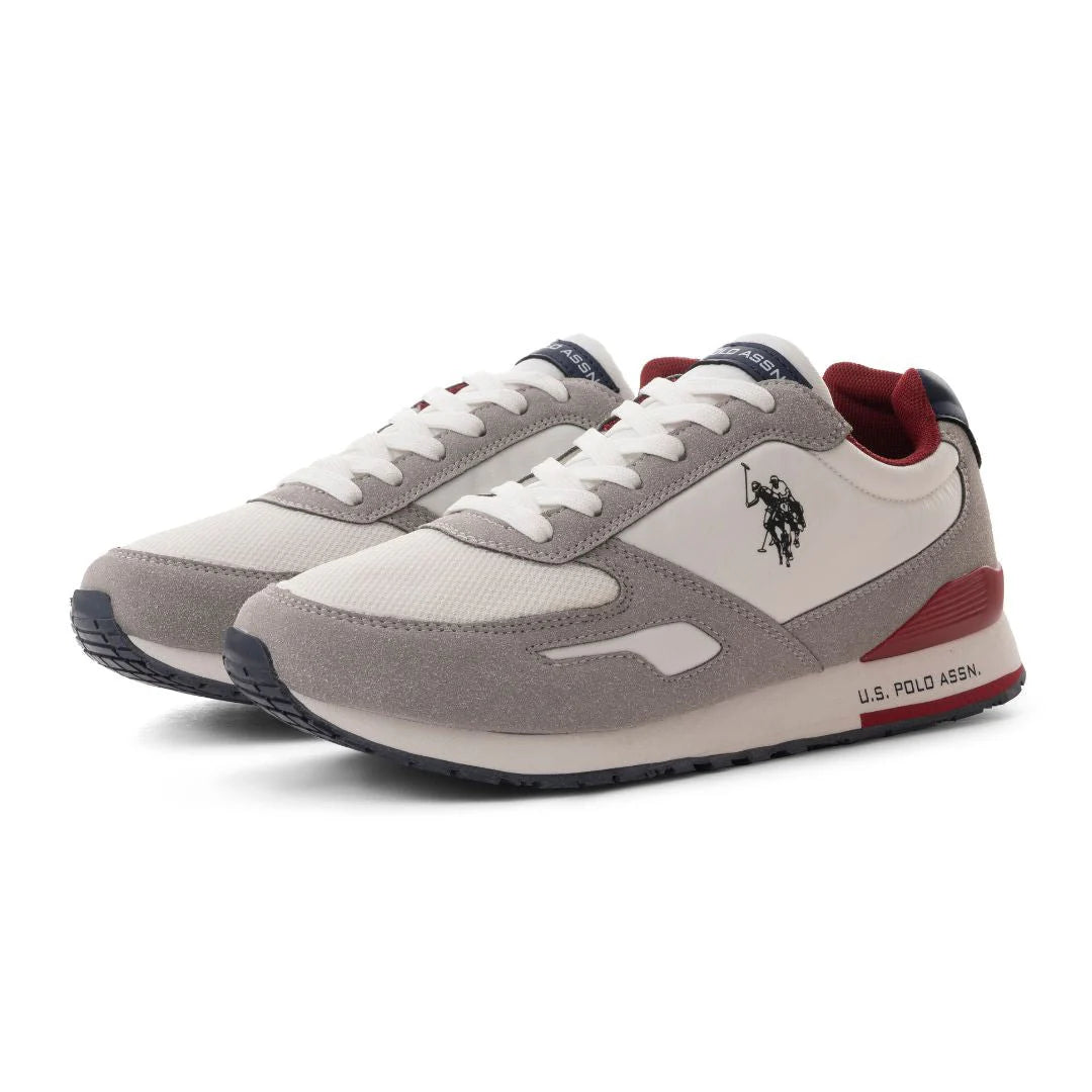 U.S. Polo Assn Original Laced Sportsman Tabry Sneakers Man Polo 1890 Gray