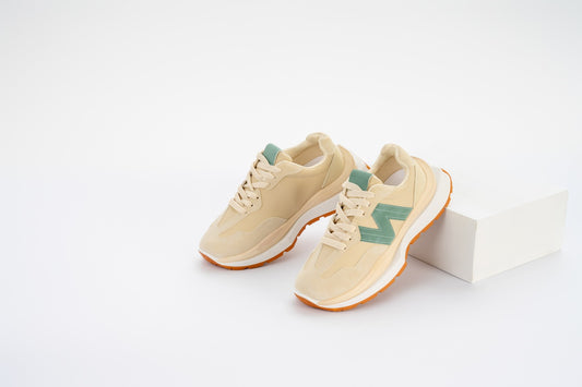 Sneakers Woman W-03/V027 Beige&Green
