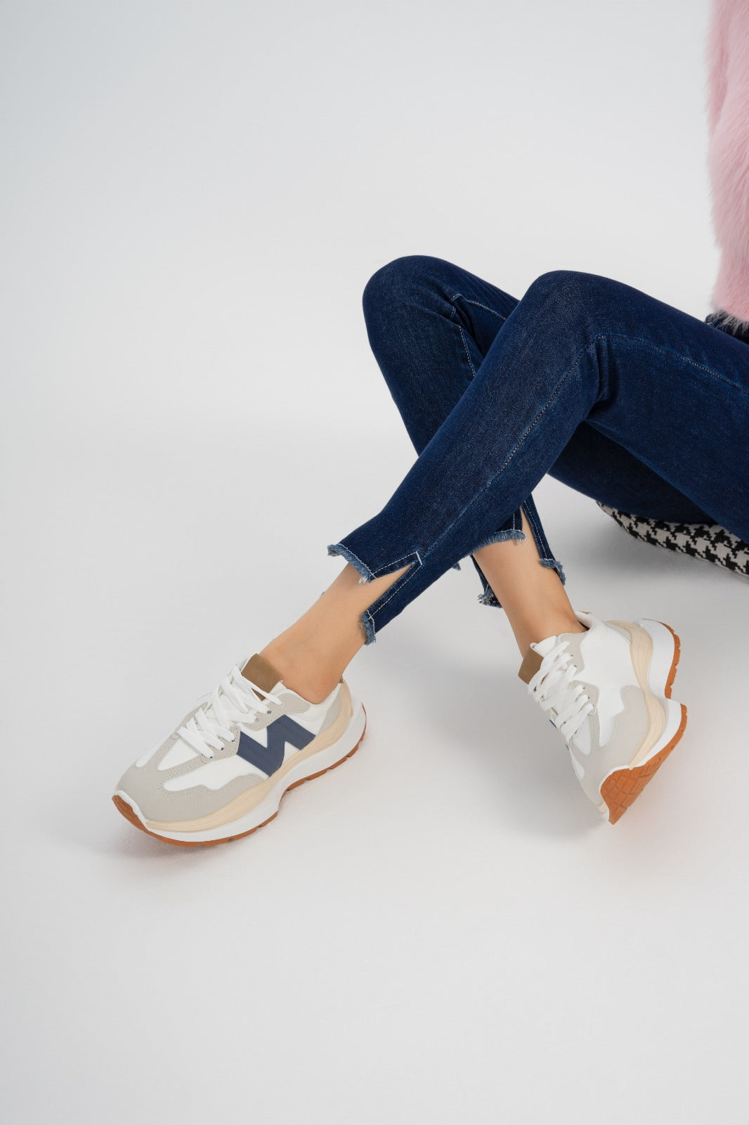 Sneakers Woman W-03/V027 White&Blue