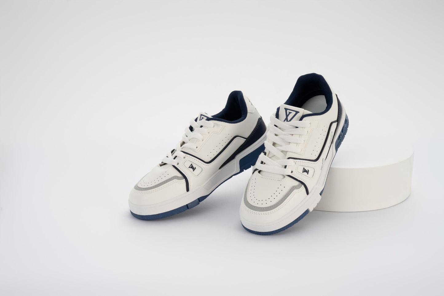 Sneakers Woman W-14 White&Blue