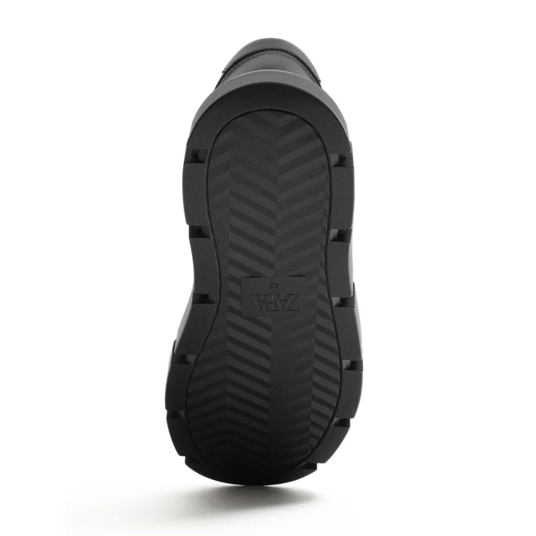 Zara Chunky Lace Up Sneakers Man 2249/420/802 Black