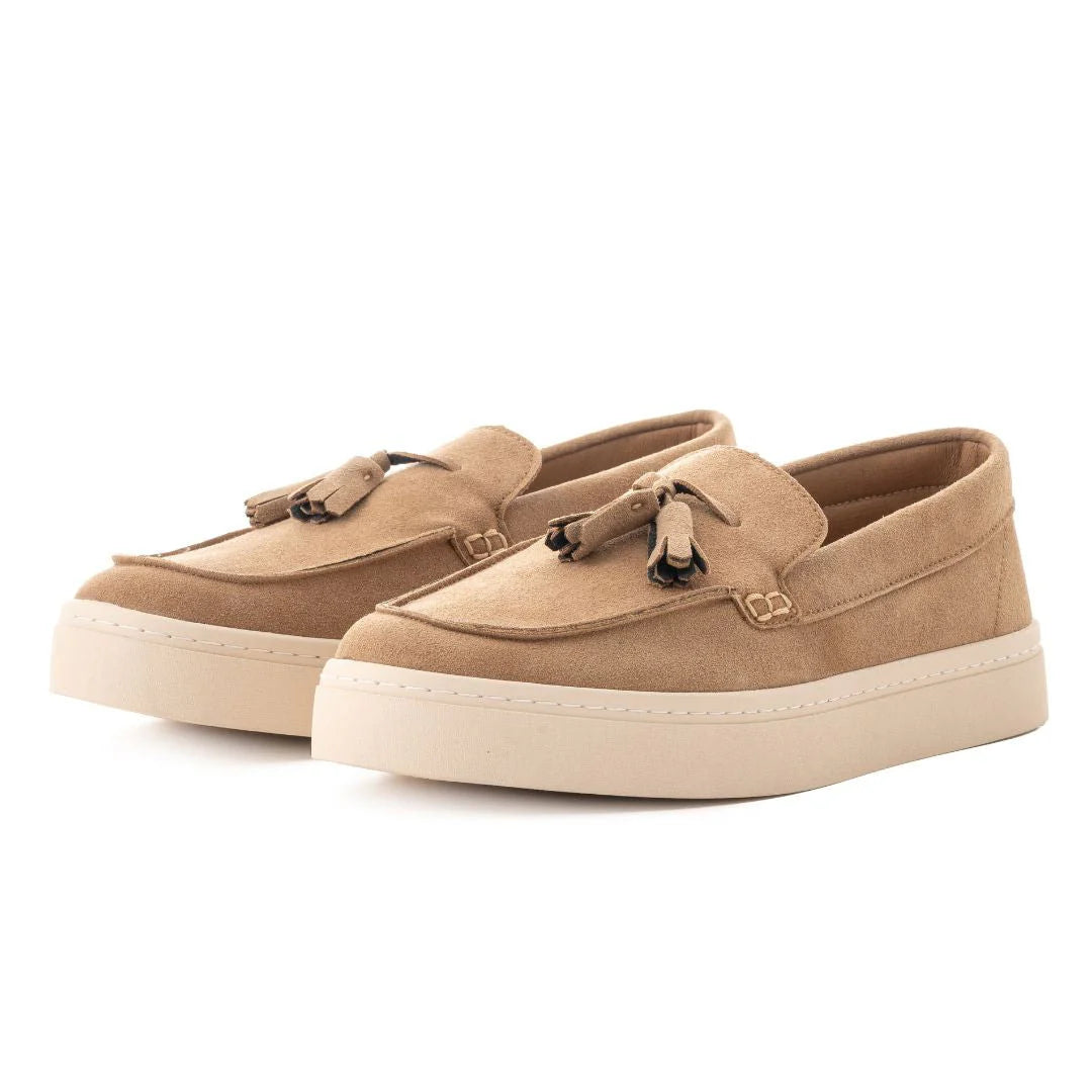 Zara Leather Moccasin With Tassels Sneakers Man 2206/120/802 Havan